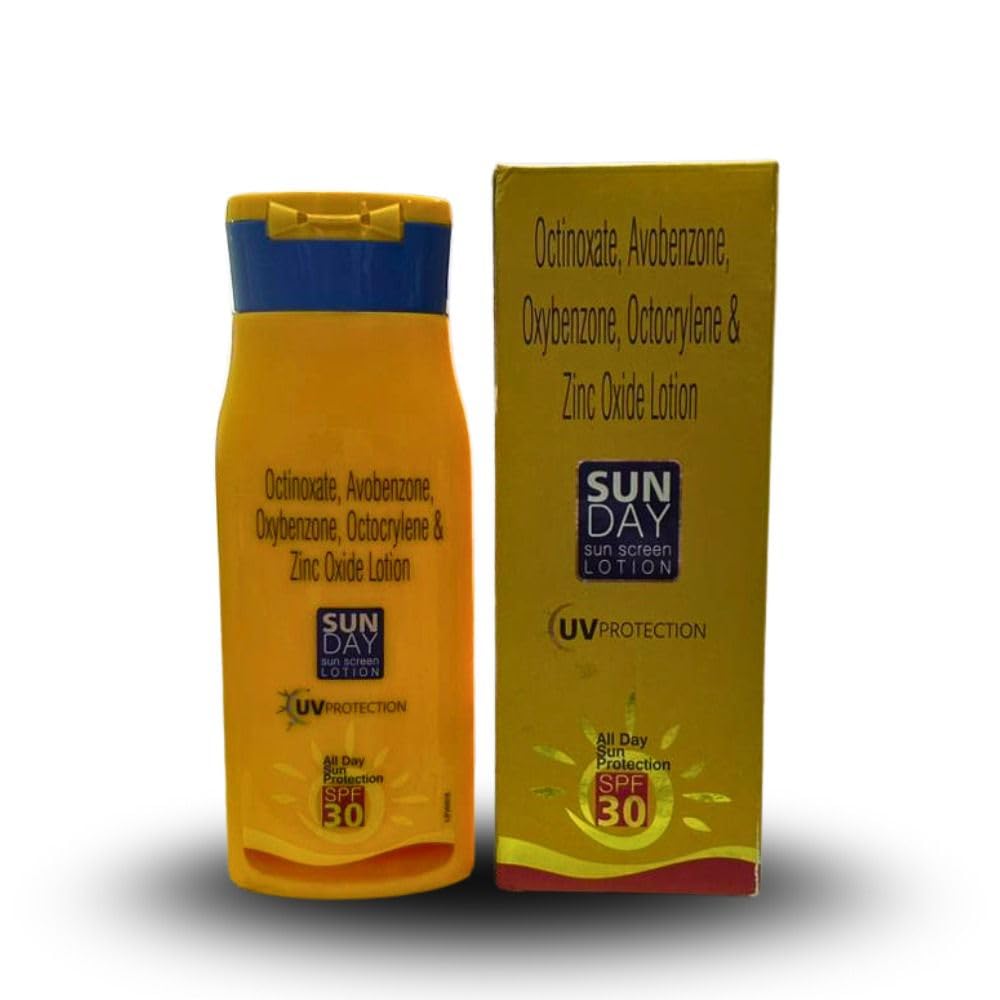 Sun Day SPF 30 Sunscreen Lotion with UV Protection, Octinoxate